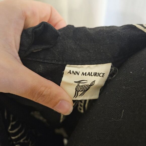 Vintage Ann maurice top OS elephant print - Picture 6 of 7